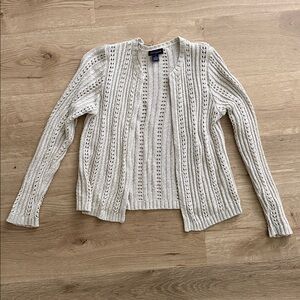 Ann Taylor Beige Knit Sweater